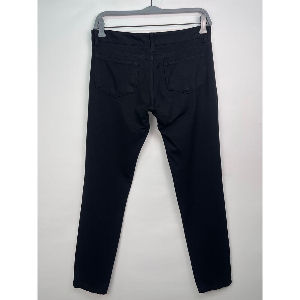 PAIGE Black Stretch Skinny Jeggings Zip Pocket Pants Size 29 - Picture 6 of 11